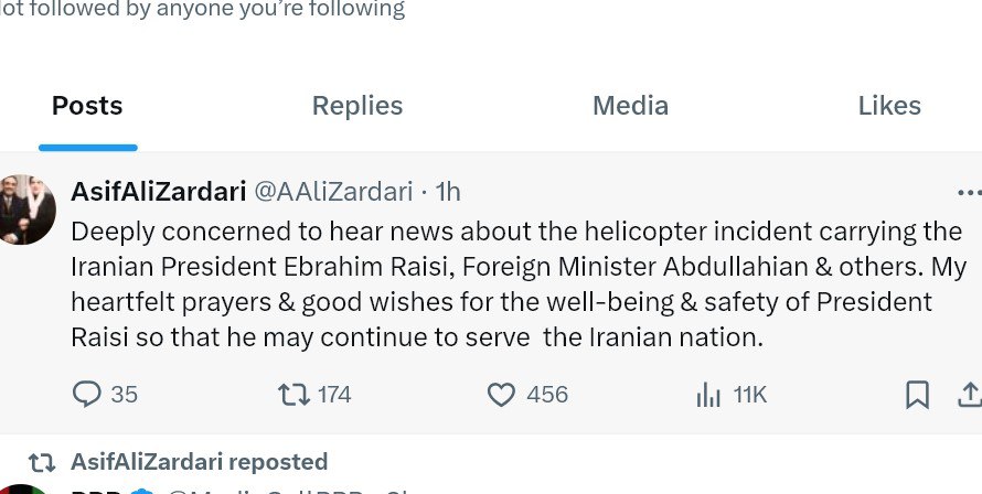 ابراز نگرانی عمیق رئیس جمهور پاکستان بابت حادثه بالگرد حامل آیت الله رئیسی