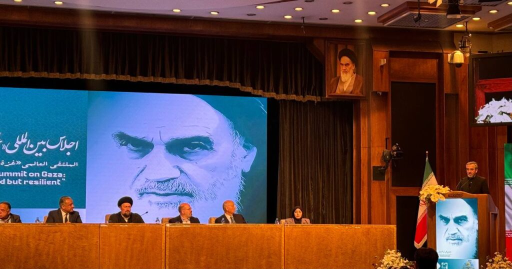 سخنرانی آقای باقری کنی، سرپرست وزارت امور خارجه جمهوری اسلامی ایران در‌کنفرانس بین المللی غزه