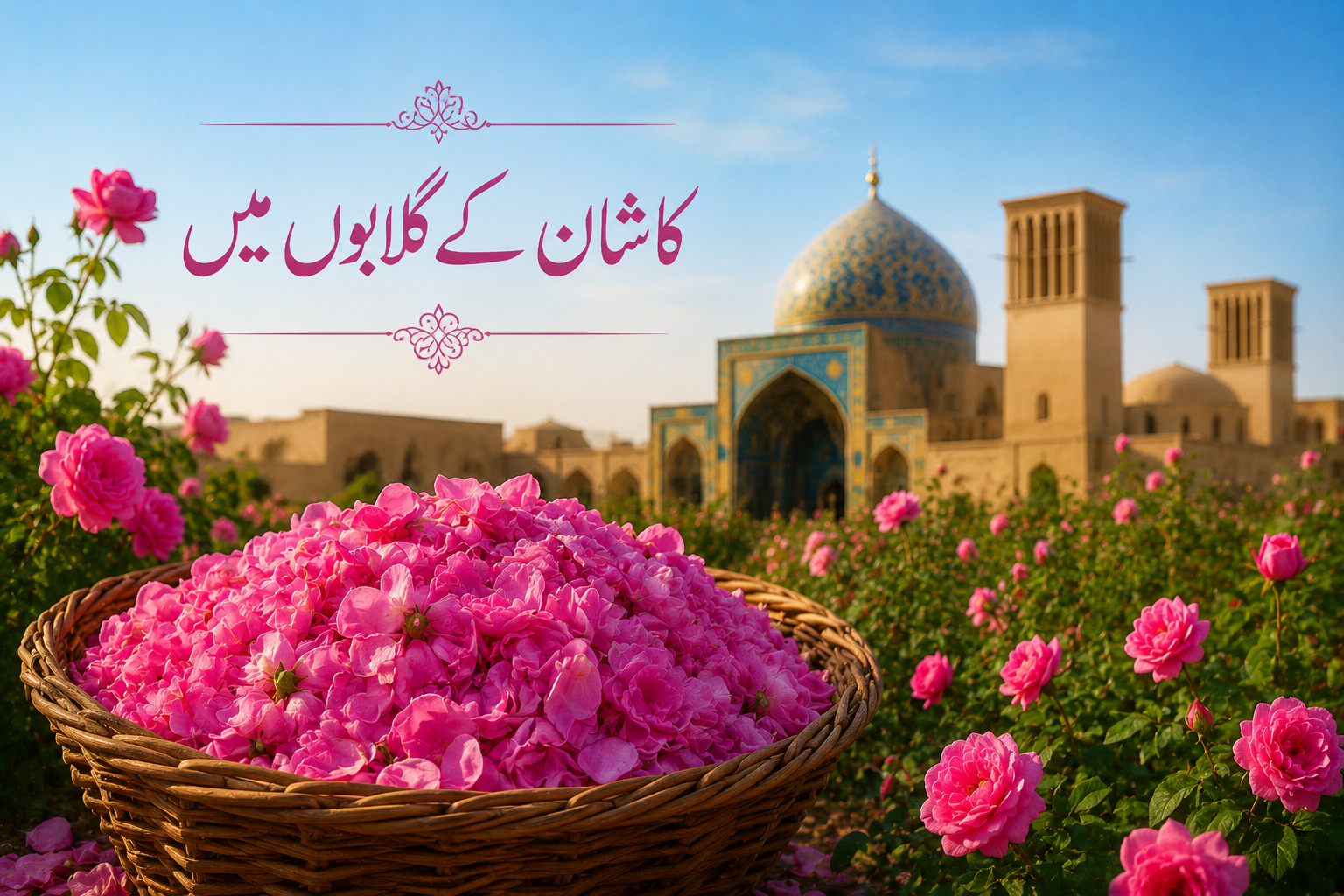 کاشان کے گلابوں میں