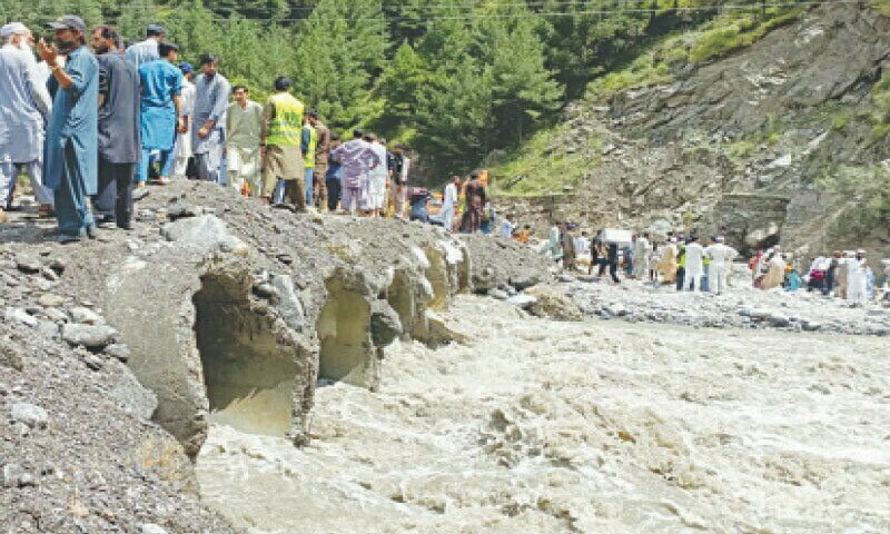 سیل در شمال و شمال غرب پاکستان تلفات جانی و مالی به ببار آورد