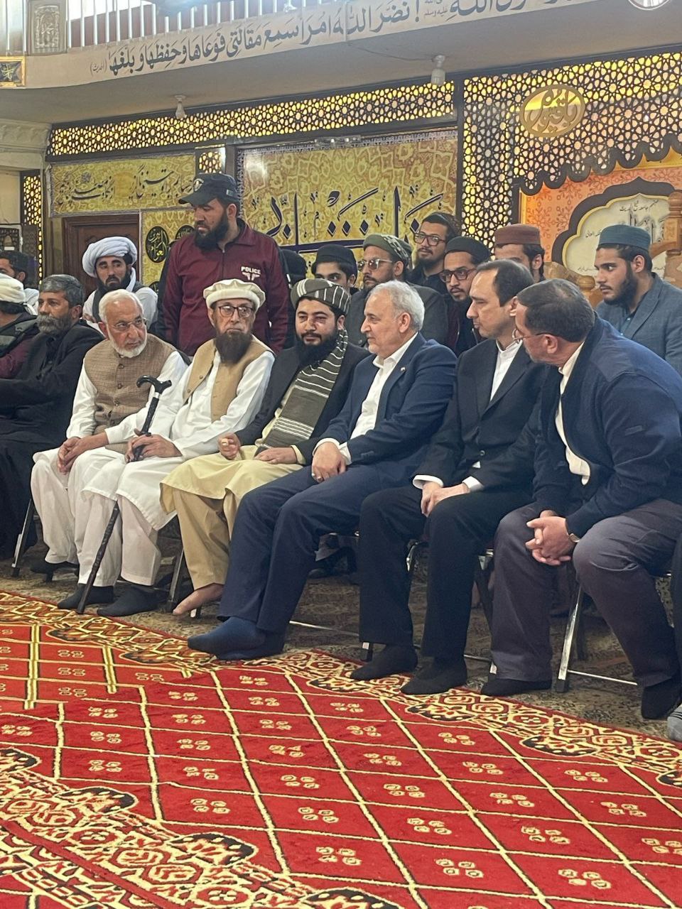 حضور سفیر ایران در جامعه حقانیه