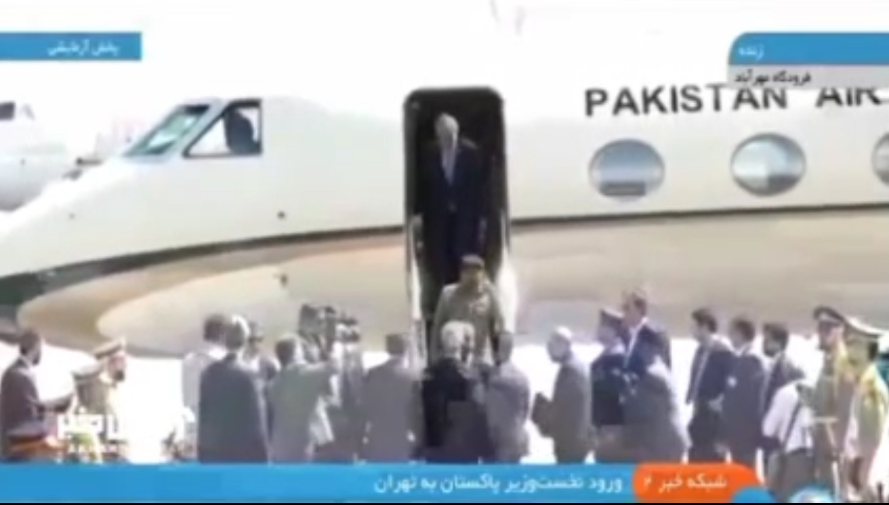 ورود نخست وزیر پاکستان به تهران