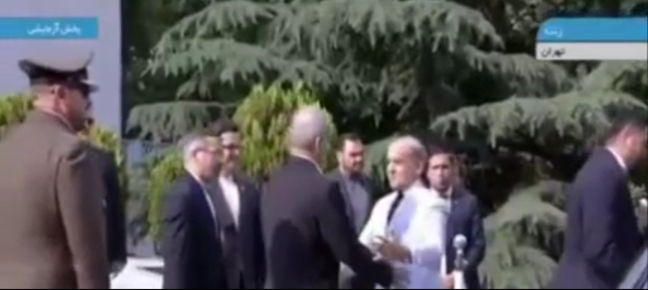 استقبال رسمی از شهباز شریف؛ نخست وزیر پاکستان در محل کاخ سعدآباد توسط دکتر مسعود پزشکیان