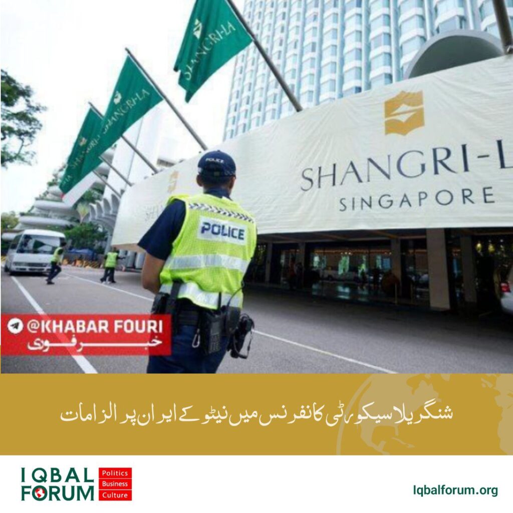 شینگریلا سیکیورٹی کانفرنس میں نیٹو اراکین کی جانب سے ایران پر الزامات