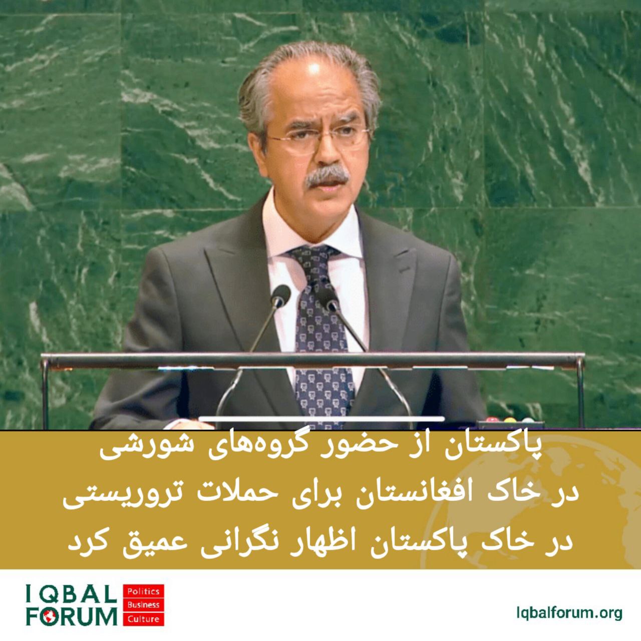 پاکستان از حضور گروه‌های شورشی در خاک افغانستان برای حملات تروریستی در خاک پاکستان اظهار نگرانی عمیق کرد.