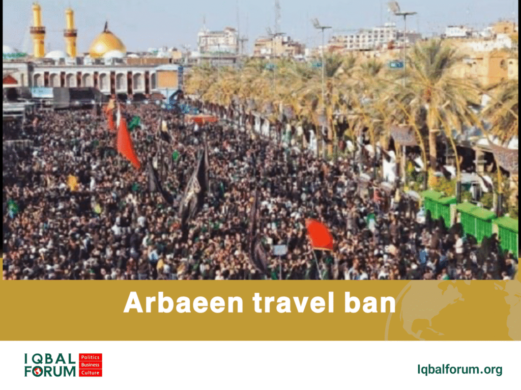 Arbaeen travel ban