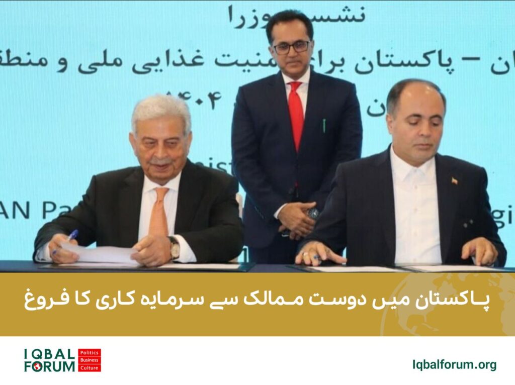 پاکستان میں دوست ممالک سے سرمایہ کاری کا فروغ