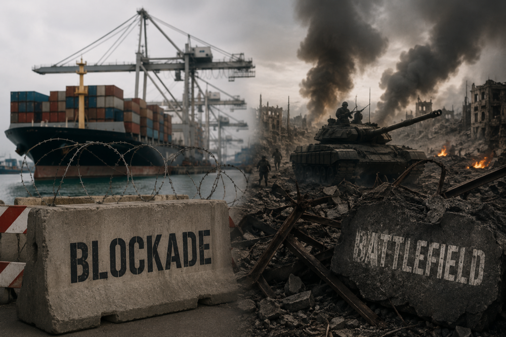 From Blockade to Battlefield