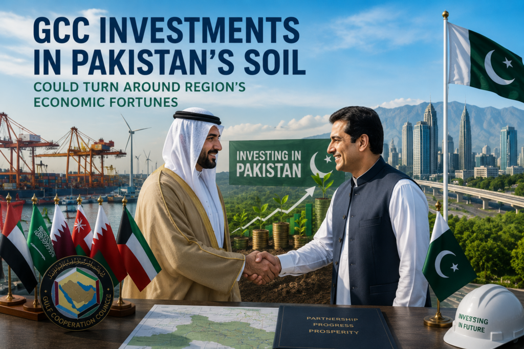 GCC investments in Pakistan’s soil could turn around region’s economic fortunes