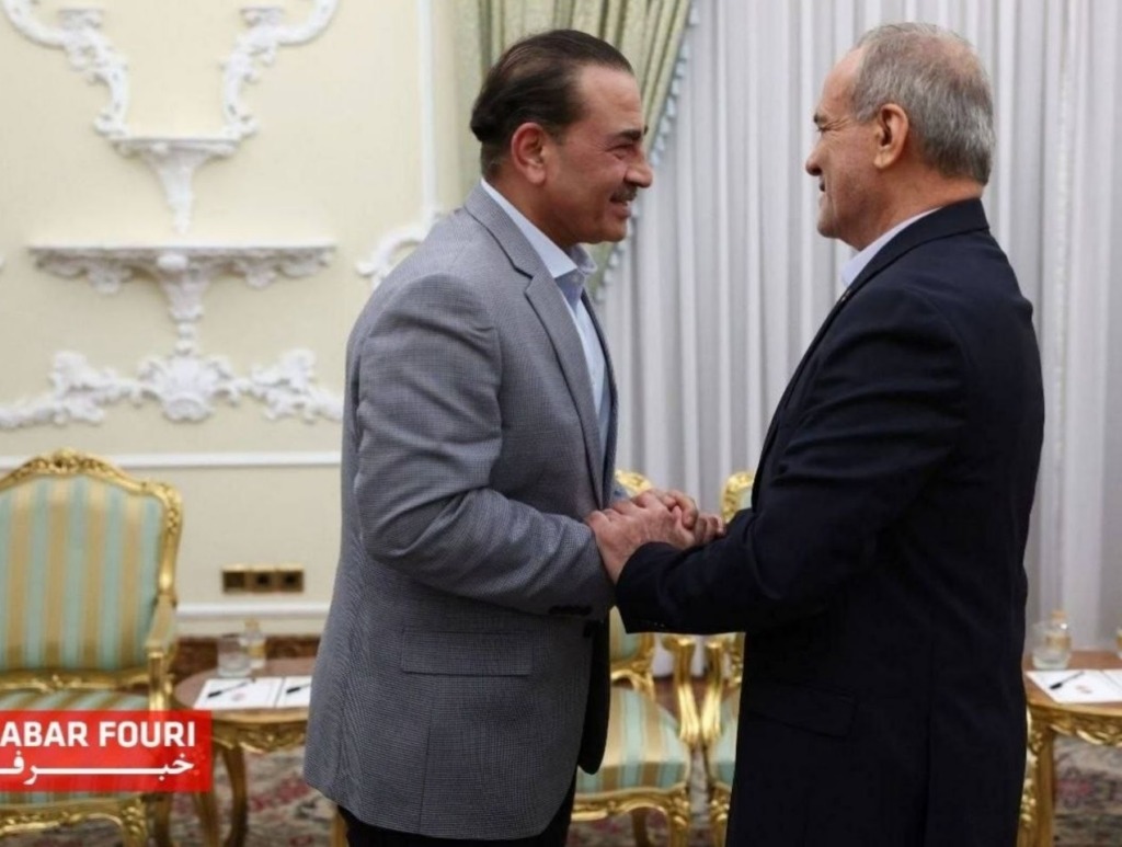 دیدار فرمانده ارتش پاکستان با رئیس‌جمهور ایران