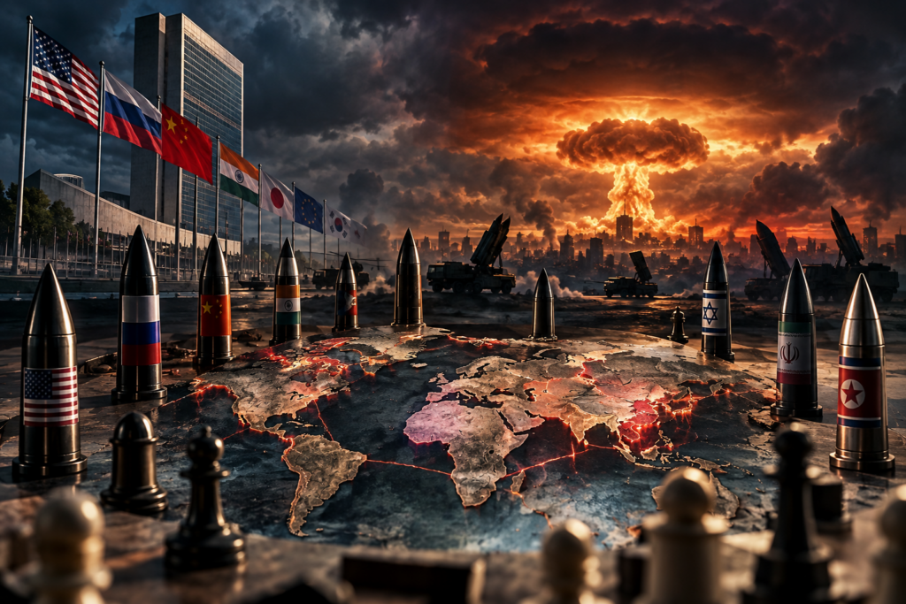 Anarchic nuclear landscape