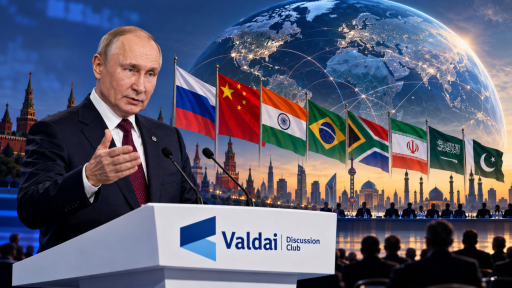 Putin at Valdai, world view & message of multipolar world