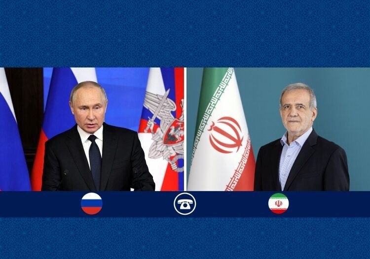 پزشکیان اور پوتین کا اسٹریٹجک تعاون مضبوط بنانے پر زور